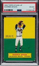 1964 Topps Stand-Up Warren Spahn PSA VG-EX 4