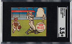 1943 R302-1 M.P. & Co. Johnny Mize SGC VG+ 3.5