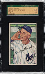 1952 Bowman #217 Casey Stengel SGC EX+ 70