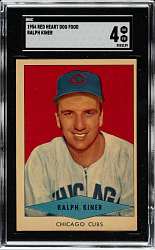 1954 Red Heart Dog Food Ralph Kiner SGC VG/EX 4