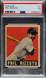 1948-1949 Leaf #11 Phil Rizzuto PSA VG 3