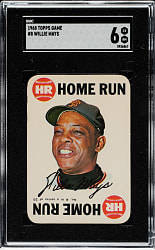 1968 Topps Game #8 Willie Mays SGC EX/NM 6