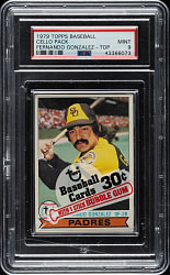 1979 Topps Unopened Cello Pack PSA MINT 9