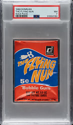 1968 Donruss "The Flying Nun" Unopened Wax Pack PSA NM 7