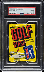 1981 Donruss Golf Unopened Wax Pack PSA MINT 9