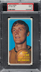 1970-1971 Topps Basketball #144 Clyde Lee PSA MINT 9