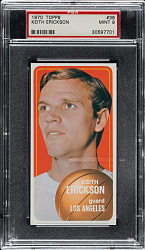1970-1971 Topps Basketball #38 Keith Erickson PSA MINT 9