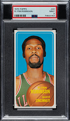 1970-1971 Topps Basketball #40 Flynn Robinson PSA MINT 9