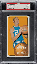 1970-1971 Topps Basketball #66 Connie Dierking PSA MINT 9
