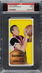 1970-1971 Topps Basketball #68 Tom Boerwinkle PSA MINT 9