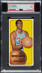 1970-1971 Topps Basketball #71 Bill Bridges PSA MINT 9