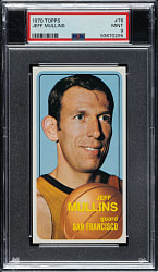 1970-1971 Topps Basketball #76 Jeff Mullins PSA MINT 9