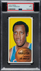 1970-1971 Topps Basketball #77 Happy Hairston PSA MINT 9