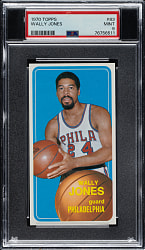 1970-1971 Topps Basketball #83 Wally Jones PSA MINT 9