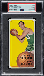 1970-1971 Topps Basketball #88 Larry Siegfried PSA MINT 9