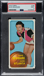 1970-1971 Topps Basketball #156 Dave Newmark PSA MINT 9