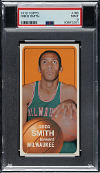 1970-1971 Topps Basketball #166 Greg Smith PSA MINT 9
