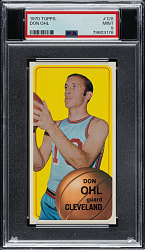1970-1971 Topps Basketball #128 Don Ohl PSA MINT 9