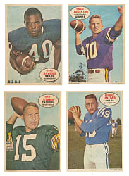 1968 Topps Football Posters Complete Set (16)