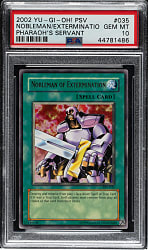 2002 Yu-Gi-Oh! Pharaoh's Servant #035 Nobleman of Extermination Rare PSA GEM MINT 10
