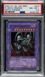 2002 Yu-Gi-Oh! Metal Raiders #018 B. Skull Dragon Ultra Rare Holographic PSA NM-MT+ 8.5