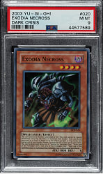 2003 Yu-Gi-Oh! Dark Crisis #020 Exodia Necross Ultra Rare Holographic PSA MINT 9