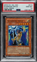 2003 Yu-Gi-Oh! Dark Crisis #010 Guardian Tryce Rare PSA GEM MINT 10