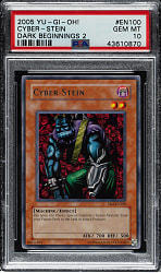 2005 Yu-Gi-Oh! Dark Beginning 2 #EN100 Cyber Stein Rare PSA GEM MINT 10 - 1 of 1!