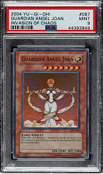 2004 Yu-Gi-Oh! Invasion of Chaos #087 Guardian Angel Joan Ultra Rare Holographic PSA MINT 9