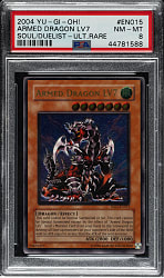 2004 Yu-Gi-Oh! Soul of The Duelist #EN015 Armed Dragon Lv7 Ultimate Rare PSA NM-MT 8