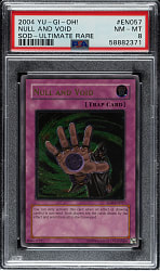 2004 Yu-Gi-Oh! Soul of The Duelist #EN057 Null and Void Ultimate Rare PSA NM-MT 8
