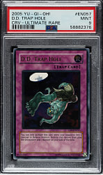 2005 Yu-Gi-Oh! Cybernetic Revolution #EN057 D.D. Trap Hole Ultimate Rare PSA MINT 9