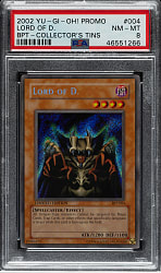 2002 Yu-Gi-Oh BPT - Collector's Tin Promo #004 Lord of D. Holographic PSA NM-MT 8