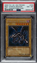 2002 Yu-Gi-Oh BPT - Collector's Tin Promo #005 Red-Eyes B. Dragon Holographic PSA NM-MT 8