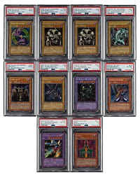 2002 to 2003 Yu-Gi-Oh! BPT - Collector's Tin Promo PSA-Graded Collection (10)