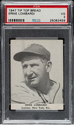1947 Tip Top Bread Ernie Lombardi PSA VG 3