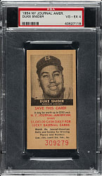 1954 N. Y. Journal American Duke Snider PSA VG-EX 4