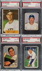 1949 to 1955 Bowman PSA-Graded Collection (23) Including Hoyt Wilhelm