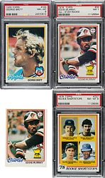 1978 Topps Collection (753) Including Near-Complete Set (642/726) and 18 Hall of Fame Rookies