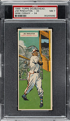 1955 Topps Doubleheaders #33/34 Pendleton/Conley PSA NM 7