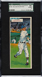 1955 Topps Doubleheaders #45/46 Al Kaline/Valentine SGC EX/NM 80