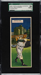 1955 Topps Doubleheaders #97/98 Ward/Zimmer SGC NM/MT 88