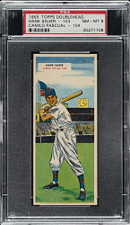1955 Topps Doubleheaders #103/104 Sauer/Pascual PSA NM-MT 8