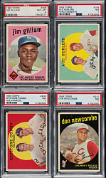 1959 Topps PSA- and BVG-Graded Collection (14)