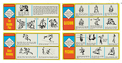 1972 Bazooka "Tipps from the Topps" Panels Complete Set (12)