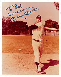 Mickey Mantle Signed Photograph - JSA