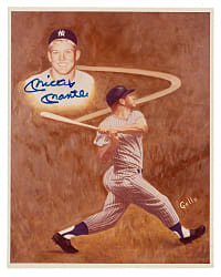 Mickey Mantle Signed Photograph - JSA
