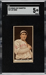1912 T207 Brown Background Jay Kirke SGC EX 5 - Broadleaf Back