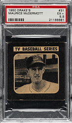 1950 Drake's Cookies #31 Maurice McDermott PSA EX+ 5.5