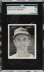 1941 W754 St. Louis Cardinals Team Issue Estel Crabtee SGC EX+ 70